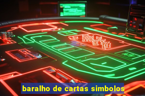 baralho de cartas simbolos